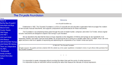 Desktop Screenshot of chrysalis-foundation.org